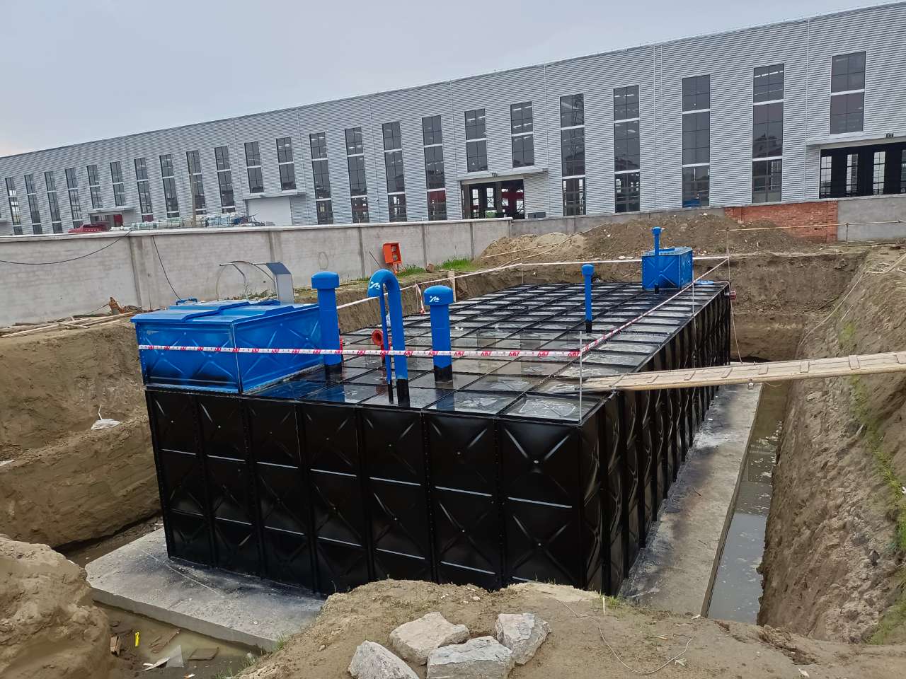 杭州科百特过滤器材有限公司厂房地埋箱泵一体化泵站